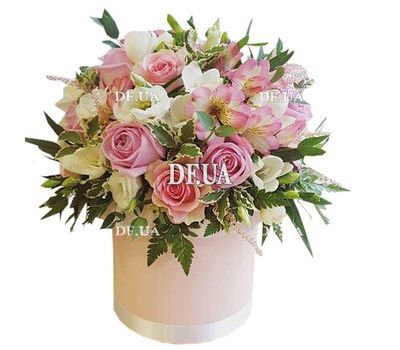 Happy birthday flowers in a box