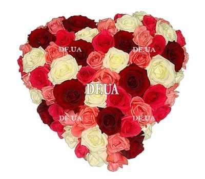 Happy birthday flowers heart