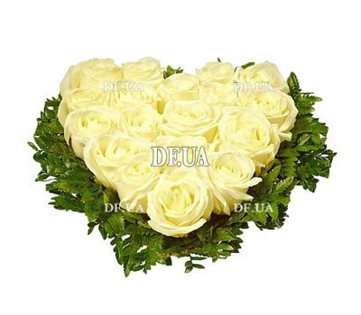 Astonishing flowers in the form of heart