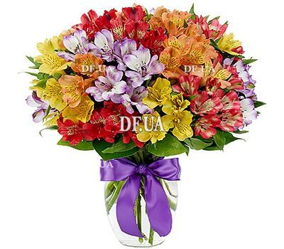 Bouquet of alstroemerias