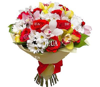 Bouquet of flowers for a woman 55 years old