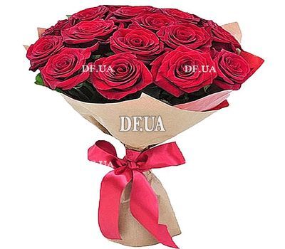 15 red roses