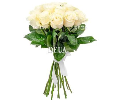 17 white roses