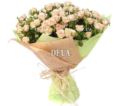 Bouquet of 25 cream spray roses