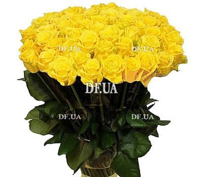 Bouquet of 43 yellow roses