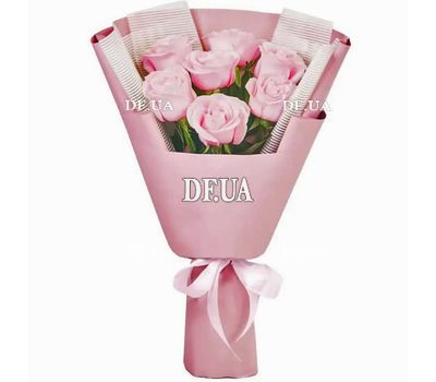7 pink roses