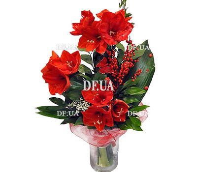 Bouquet of red flowers