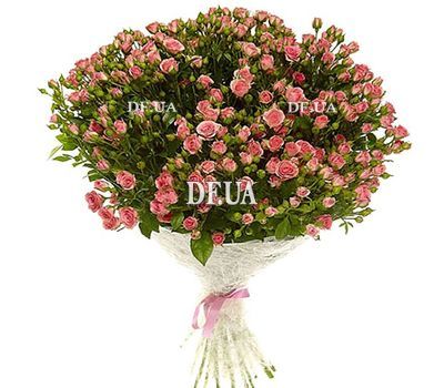 Bouquet of pink bush roses