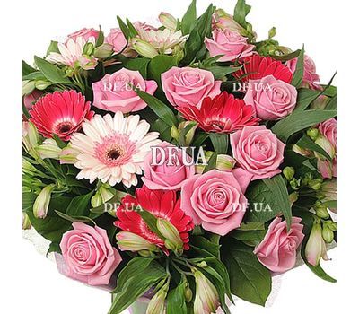 Bouquet for the birthday of the woman