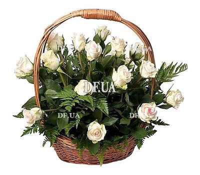 Bouquet in the basket to buy