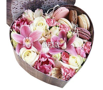 Flowers in a Box with Sweets