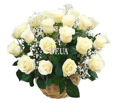 Cart 21 white rose