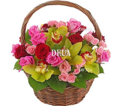 Anniversary flower basket