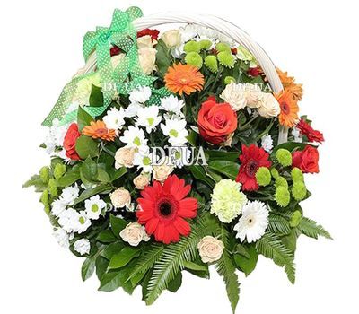 Unusual basket of flowers