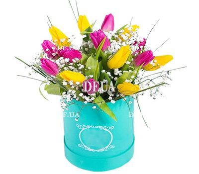 Tulips in a box
