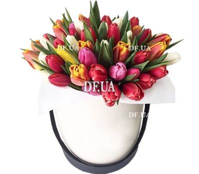 Tulips in a box to buy