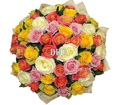 Bouquet of 51 roses 60 cm - view 1