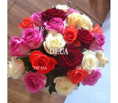 25 multi-colored roses - wiev 2