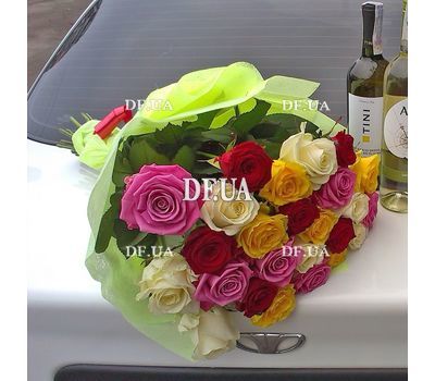 25 multi-colored roses - wiev 3