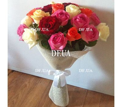 25 multi-colored roses - wiev 4