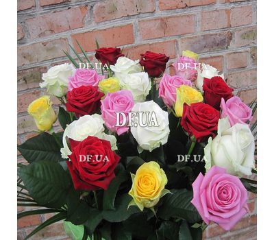 25 multi-colored roses - wiev 5