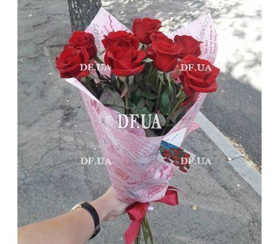 9 красных роз - вид 7