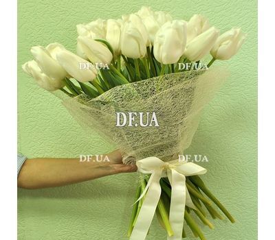 Белые тюльпаны купить - вид 3