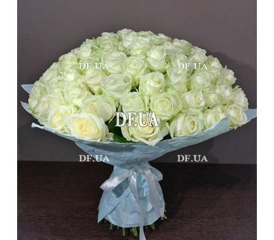 Букет 101 біла троянда - вид 3