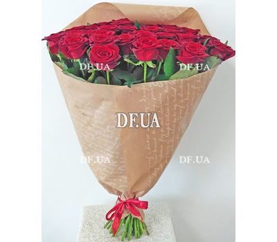 Bouquet of 35 red roses - view 3
