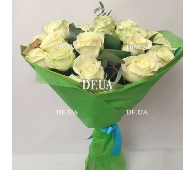 Bouquet of flowers of white roses - view 5