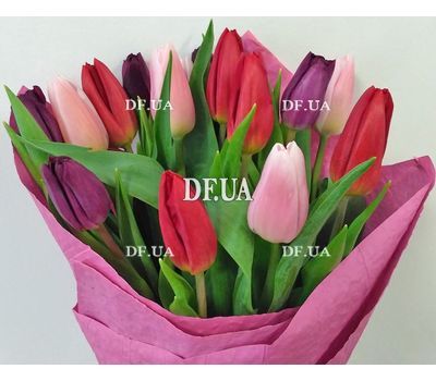 Bouquet of 15 tulips - view 2