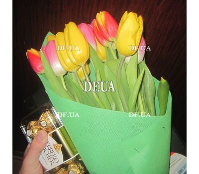 Bouquet of 15 tulips - view 6