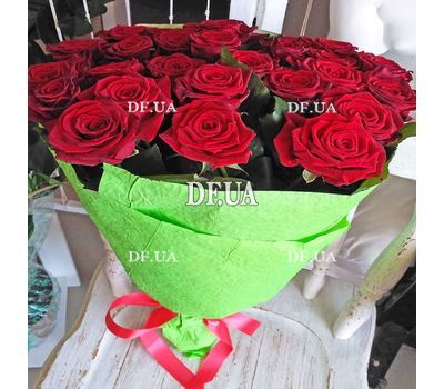 Bouquet of 25 red roses - wiev 1