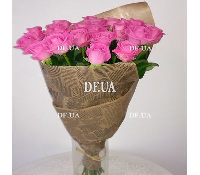 Bouquet of 25 pink roses - wiev 2