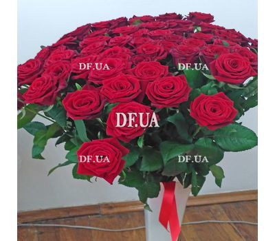 Bouquet of 45 red roses - view 2