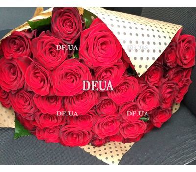 Bouquet of 47 red roses - view 3