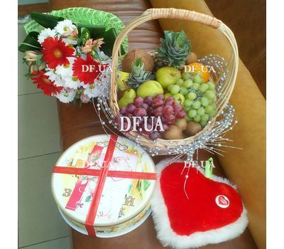 Flowers for the grandmother's birthday - view 1