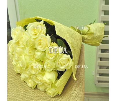 Happy birthday white roses 25 roses- wiev 4