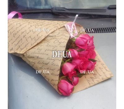 11 Dutch pink roses - view 1