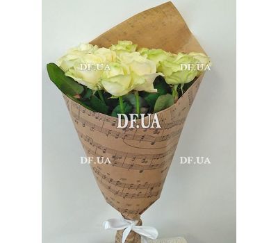 15 white roses - view 1