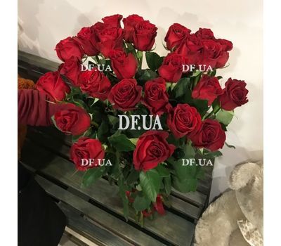 25 imported red roses - view 3