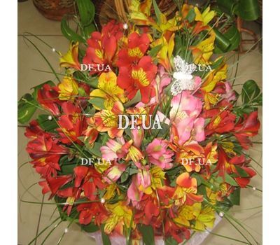 Alstroemeria in a bouquet - view 1