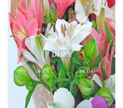 Bouquet of alstromeries - view 4