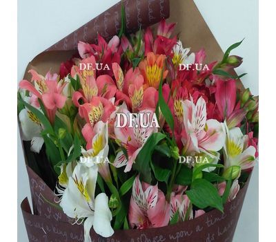 Bouquet of alstromeries - view 6