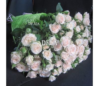 Bouquet of cream spray roses - view 2