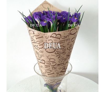 Irises in a bouquet - view 1