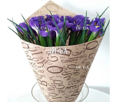 Irises in a bouquet - view 2