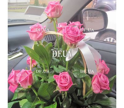 Basket of roses - view 3