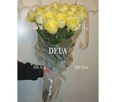 Yellow Dutch roses - view 1