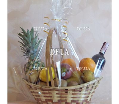 Fruit and wine in the basket - view 5